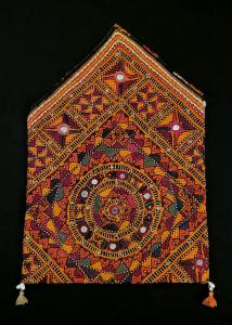 Vintage Embroidered Dowry Bag #77