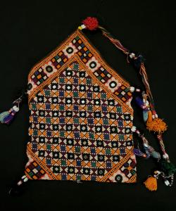 Vintage Embroidered Dowry Bag #93
