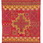 Antique Embroidered Coverlet