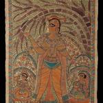 Vintage Madhubani Painting